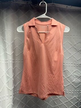 Walter Hagen Women's XS Essentials Sleeveless Textured Golf Polo